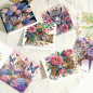 Preview: Diamond Painting 6er-Set Blumen-Leopard-Karten
